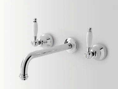 DOVER - 3 hole wall-mounted washbasin tap _ BATH&BATH