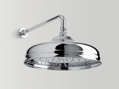 DOVER - Wall-mounted rain shower with arm _ BATH&BATH