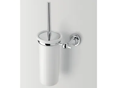 SHINING - Wall-mounted ceramic toilet brush _ BATH&BATH