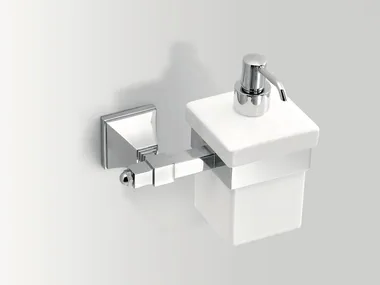 TIMELESS - Wall-mounted ceramic Bathroom soap dispenser _ BATH&BATH