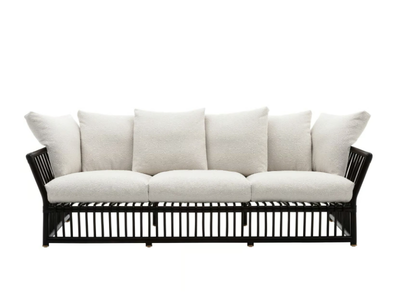 SOFTCAGE - Rattan garden sofa _ B&B Italia Outdoor