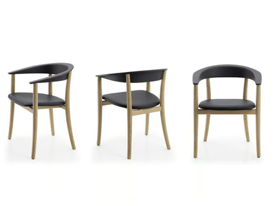 BELLE - Chair with armrests _ B&B Italia
