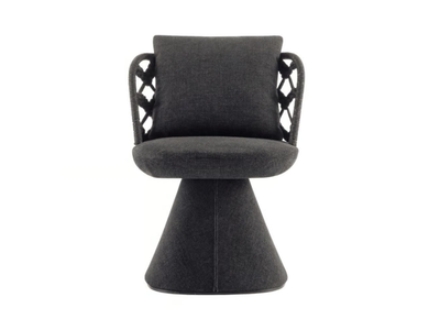 FLAIR O' COUTURE - Fabric chair with armrests _ B&B Italia