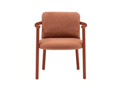 HERI O' - Upholstered fabric chair with armrests _ B&B Italia