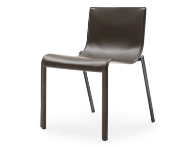 MJNA - Tanned leather chair _ B&B Italia