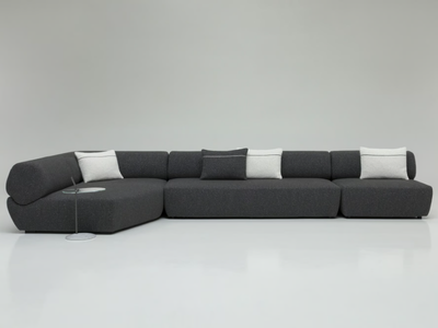 NAVIGLIO - Sectional fabric sofa _ B&B Italia