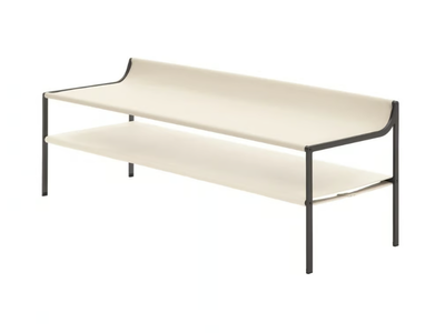 QUIET LINES - Leather bench _ B&B Italia
