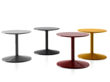SPOOL - Round polyurethane coffee table _ B&B Italia