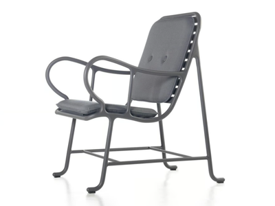 GARDENIAS - Garden armchair with armrests _ BD Barcelona Design