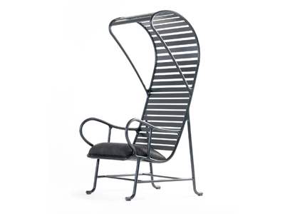GARDENIAS INDOOR - Armchair with removable cover with armrests high-back _ BD Barcelona Design