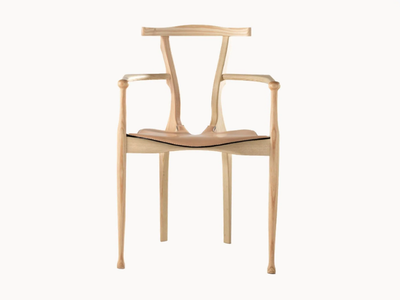 GAULINO - Stackable ash chair with armrests _ BD Barcelona Design