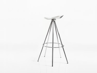 JAMAICA - High trestle-based aluminium stool _ BD Barcelona Design
