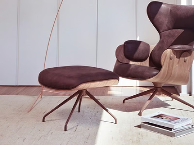 LOUNGER - Fabric footstool _ BD Barcelona Design