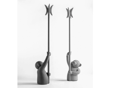 MONKEY - Cement coat stand _ BD Barcelona Design