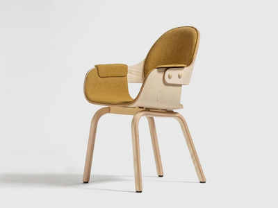SHOWTIME NUDE - Beech chair _ BD Barcelona Design