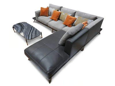 ARES - 3 seater leather sofa _ Bellotti Ezio
