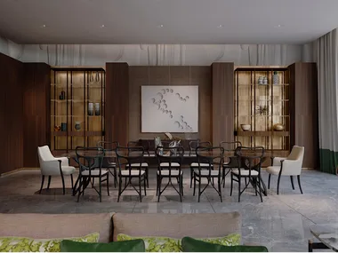 DOLOMIA - Walnut boiserie _ Bellotti Ezio