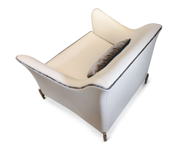 EGEA - Tufted leather armchair with armrests _ Bellotti Ezio