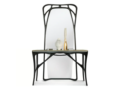 FEBE - Freestanding rectangular framed ash mirror _ Bellotti Ezio