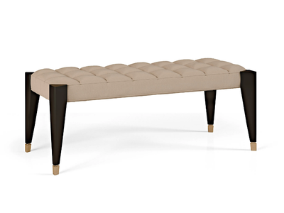 PARK AVENUE - Tufted upholstered microfiber bench _ Bellotti Ezio