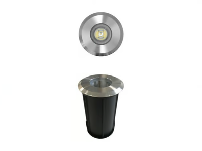 OPTIC - LED outdoor stainless steel steplight _ BENEITO FAURE