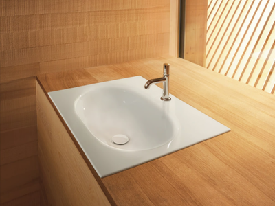 BETTECOMODO - Inset rectangular washbasin _ Bette