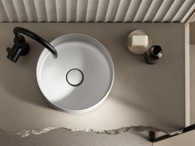 BETTELIV SHELL - Round countertop washbasin _ Bette