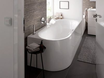BETTELUX OVAL IV SILHOUETTE - Enamelled steel bathtub _ Bette