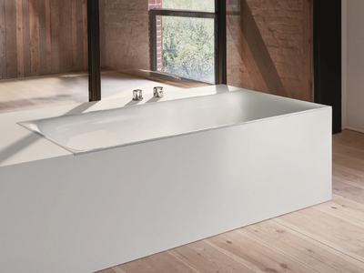 BETTELUX - Rectangular enamelled steel bathtub _ Bette