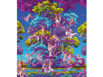 GARDEN OF EDEN - Wallpaper _ BeWall