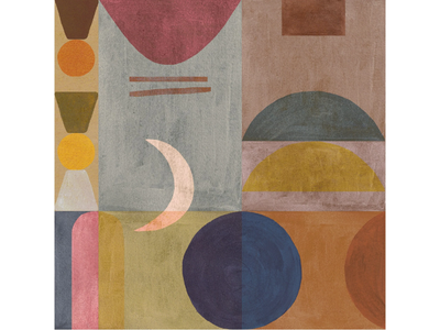 LEI, LA LUNA - Motif wallpaper _ BeWall
