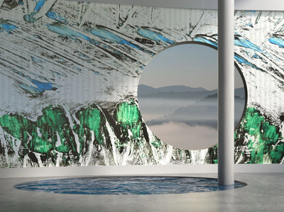 MONOTIPO IV - Motif wallpaper _ BeWall