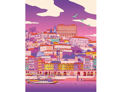 PORTO II - Landscape wallpaper _ BeWall