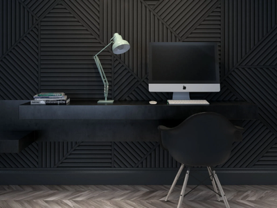 STRIPES - 3D effect geometric wallpaper _ BeWall