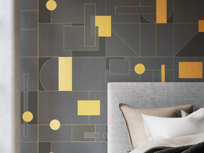 SUGGESTIONI GEOMETRICHE - Motif geometric wallpaper _ BeWall