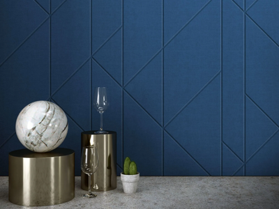TANGRAM - Geometric 3D effect wallpaper _ BeWall