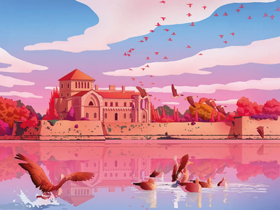 TATA LAKE - Landscape wallpaper _ BeWall