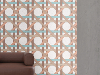 VIENNA - Motif geometric wallpaper _ BeWall