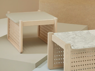 RAQUETTE - Ash coffee table