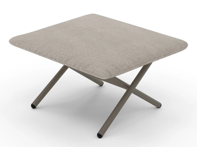 GARDA - Aluminium and fabric stool / garden footstool _ Bivaq