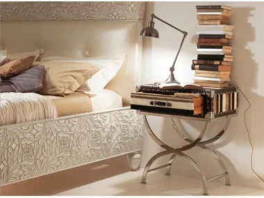 559 - Bedside table with drawers _ Bizzotto Italia