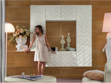 MAORI - Wall-mounted lacquered modular storage wall _ Bizzotto Italia