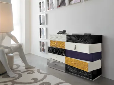 SMART - Sectional modular chest of drawers _ Bizzotto Italia