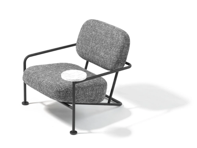 ÅHUS - Fabric armchair with armrests _ Blå Station