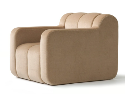 BOB HOME - Fabric armchair with armrests _ Blå Station
