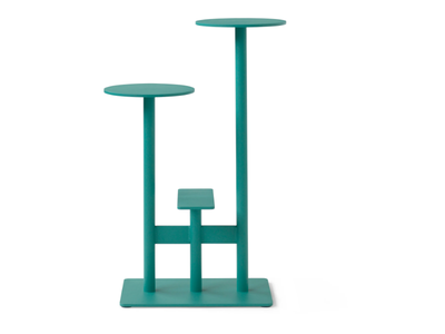 COMBO 3 - Aluminium stool / table _ Blå Station