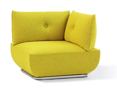 DUNDER - Corner upholstered fabric armchair _ Blå Station