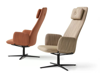 DUNDRA - Fabric armchair high-back _ Blå Station