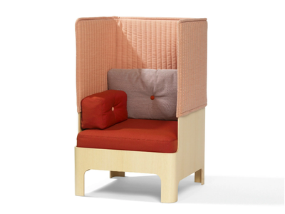 KOJA - Fabric armchair high-back _ Blå Station