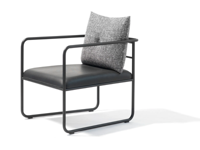 MORRIS JR - Sled base armchair with armrests _ Blå Station